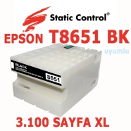 STATIC CONTROL 002-16-S8651 EPSON T8651 3100 BLACK MUADIL Toner Kartuşu