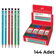 FABER CASTELL 1052160000000 Faber-Castell Köşeli Mercanlı Kurşunkalem Kurşun ...