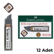 FABER CASTELL 5090127820000 Super Fine Min 0.5mm 2B 60 mm Kalem Ucu