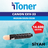 İTONER TMP-EXV33 CANON C-EXV33 14600 Sayfa SİYAH MUADIL Lazer Yazıcılar / Fak...
