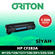 ORİTON TME-CF283A HP CF283A 1500 Sayfa SİYAH MUADIL Lazer Yazıcılar / Faks Ma...