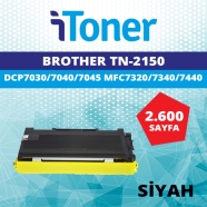 İTONER TMP-TN2150 BROTHER TN-2150 2600 Sayfa SİYAH MUADIL Lazer Yazıcılar / F...