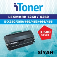 İTONER TMP-E260-3.5K LEXMARK E260/E360/E460/E462 E260A11E & X463/X464/X466 35...