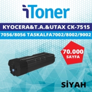 İTONER TMP-CK7515 UTAX TRIUMPH ADLER CK-7515/TK-6725 70000 Sayfa SİYAH MUADIL...