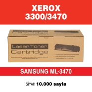 ASCONN AP-ML-3470 XEROX 3300/SAMSUNG ML-3470 10000 Sayfa SİYAH MUADIL Lazer Y...