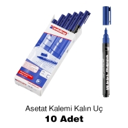 EDDING ED14403 144M Mavi Asetat Kalemi