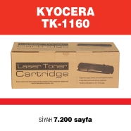 ASCONN AP-K1160 KYOCERA TK-1160 7200 Sayfa SİYAH MUADIL Lazer Yazıcılar / Fak...