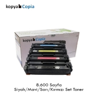 KOPYA COPIA YM-CRG055/415A-KCMY-SET CANON CRG055-KCMY-SET-8,6K 8600 Sayfa 4 R...