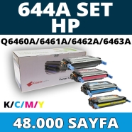 KOPYA COPIA YM-HP644A-SET HP Q6460A/Q6461A/Q6462A/Q6463A 48000 Sayfa 4 RENK (...