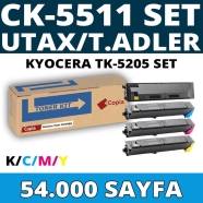 KOPYA COPIA YM-CK5511-SET UTAX TRIUMPH ADLER CK-5511/350Ci/TK-5205 KCMY 54000...