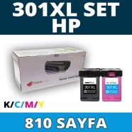 KOPYA COPIA YM-301XL-SET HP 301XL KCMY 810 4 RENK ( MAVİ,SİYAH,SARI,KIRMIZI )...