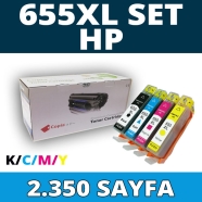 KOPYA COPIA YM-655XL-SET HP 655XL KCMY 2350 4 RENK ( MAVİ,SİYAH,SARI,KIRMIZI ...