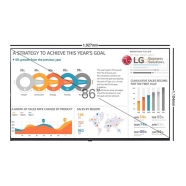 LG 86UL3J-B 86UL3J-B 86 inch LED 3840 x 2160 Endüstriyel Monitör