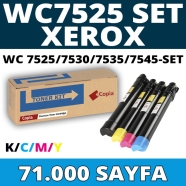 KOPYA COPIA YM-XWC7525-SET XEROX WORKCENTRE 7525/7530/7535/7545-SET 71000 Say...