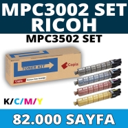 KOPYA COPIA YM-MPC3002/3502-SET RICOH MPC3002/3502-SET 82000 Sayfa 4 RENK ( M...