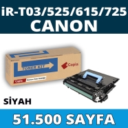 KOPYA COPIA YM-T03 CANON imageRUNNER T03 /525/615/715 51500 Sayfa SİYAH MUADI...