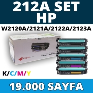 KOPYA COPIA YM-HP212A-SET HP HP212A-SET 19000 Sayfa 4 RENK ( MAVİ,SİYAH,SARI,...