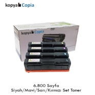 KOPYA COPIA YM-SPC250-SET RICOH SP C250 KCMY 6800 Sayfa 4 RENK ( MAVİ,SİYAH,S...