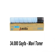 AMIDA P-LCX921C LEXMARK CX921C 34000 Sayfa MAVİ (CYAN) MUADIL Lazer Yazıcılar...