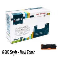 AMIDA P-PH415XLC HP 415X-C 6000 Sayfa MAVİ (CYAN) MUADIL Lazer Yazıcılar / Fa...