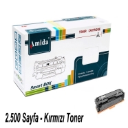 AMIDA P-CNCRG054LM CANON CRG054H M 2500 Sayfa KIRMIZI (MAGENTA) MUADIL Lazer ...