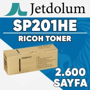 JETDOLUM JET-SP201HE RICOH SP-201HE 2600 Sayfa SİYAH MUADIL Lazer Yazıcılar /...