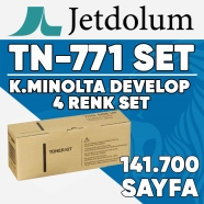 JETDOLUM JET-TN711-TAKIM KONICA MINOLTA & DEVELOP TN-711 KCMY 141700 Sayfa 4 ...