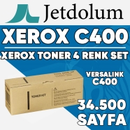 JETDOLUM JET-VC400-TAKIM XEROX VERSALINK C400 KCMY 34500 Sayfa 4 RENK ( MAVİ,...