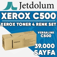JETDOLUM JET-VC500-TAKIM XEROX VERSALINK C500 KCMY 39000 Sayfa 4 RENK ( MAVİ,...