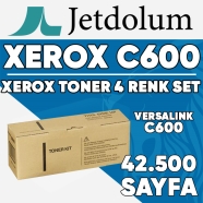 JETDOLUM JET-VC600-TAKIM XEROX VERSALINK C600 KCMY 42500 Sayfa 4 RENK ( MAVİ,...