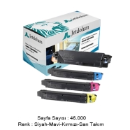 JETDOLUM JET-TK5280-TAKIM KYOCERA TK-5280/PK-5018 KCMY 46000 Sayfa 4 RENK ( M...