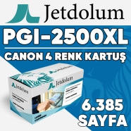 JETDOLUM JET-PGI2500XL CANON PGI-2500XL KCMY 6385 4 RENK ( MAVİ,SİYAH,SARI,KI...