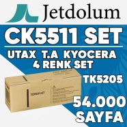 JETDOLUM JET-CK5511-TAKIM UTAX TRIUMPH ADLER CK-5511/350Ci/TK-5205 KCMY 54000...
