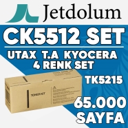 JETDOLUM JET-CK5512-TAKIM UTAX TRIUMPH ADLER CK-5512/400Ci/TK-5215 KCMY 65000...