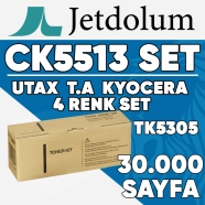 JETDOLUM JET-CK5513-TAKIM UTAX TRIUMPH ADLER CK-5513/355Ci/356Ci/TK-5305 KCMY...