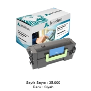 JETDOLUM JET-MS725X LEXMARK MS725/MS823/MX721/MX722/585X 35000 Sayfa SİYAH MU...