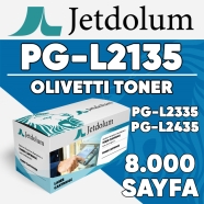 JETDOLUM JET-PGL2135 OLİVETTİ PG-L2135/PG-L2335/PG-L2435 8000 Sayfa SİYAH MUA...