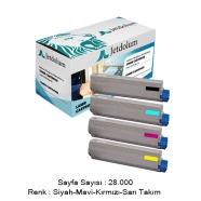 JETDOLUM JET-C823-TAKIM OKI C823/C833/C843 KCMY 28000 Sayfa 4 RENK ( MAVİ,SİY...