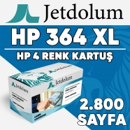 JETDOLUM JET-364XL-TAKIM HP 364XL KCMY 2800 4 RENK ( MAVİ,SİYAH,SARI,KIRMIZI ...