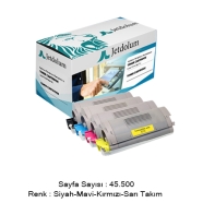 JETDOLUM JET-C710-TAKIM OKI C710/C711 KCMY 45500 Sayfa 4 RENK ( MAVİ,SİYAH,SA...