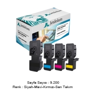 JETDOLUM JET-TK5230-TAKIM KYOCERA TK-5230 KCMY 9200 Sayfa 4 RENK ( MAVİ,SİYAH...