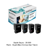 JETDOLUM JET-CS/CX725-TAKIM LEXMARK CS720/CS725/CX725 KCMY 28000 Sayfa 4 RENK...