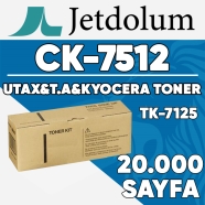 JETDOLUM JET-CK7512 UTAX TRIUMPH ADLER CK-7512/TK-7125 20000 Sayfa SİYAH MUAD...