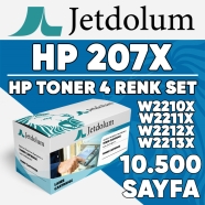 JETDOLUM JET-207X-TAKIM HP W2210X/W2211X/W2212X/W2213X/207X KCMY 10500 Sayfa ...