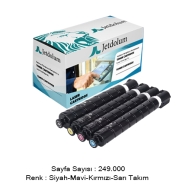 JETDOLUM JET-CEXV51-TAKIM CANON C-EXV51 KCMY 249000 Sayfa 4 RENK ( MAVİ,SİYAH...