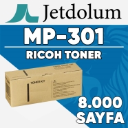 JETDOLUM JET-MP301 RICOH MP-301SP/MP-301SPF 8000 Sayfa SİYAH MUADIL Lazer Yaz...