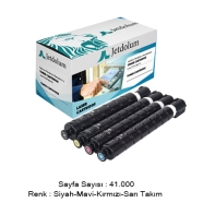 JETDOLUM JET-CEXV54-TAKIM CANON C-EXV54 KCMY 41000 Sayfa 4 RENK ( MAVİ,SİYAH,...