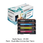 JETDOLUM JET-CRG055H-TAKIM CANON CRG-055H KCMY 25300 Sayfa 4 RENK ( MAVİ,SİYA...