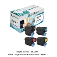 JETDOLUM JET-CEXV21-TAKIM CANON C-EXV21 KCMY 68000 Sayfa 4 RENK ( MAVİ,SİYAH,...