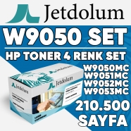 JETDOLUM JET-W9050-TAKIM HP W9050MC/W9051MC/W9052MC/W9053MC KCMY 210500 Sayfa...